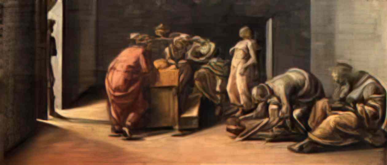 Luca Giordano democritus 1674 Art A4 Photo Print