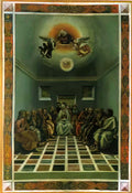Luca Giordano heraclitus and democritus right panel 1650 Art A4 Photo Print