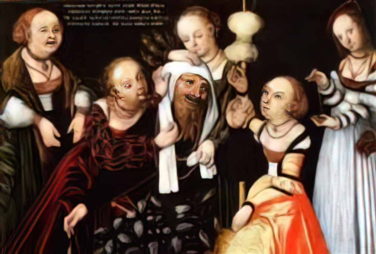 Luca Giordano the marriage feast at cana Art A4 Photo Print