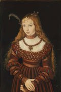 Lucas Cranach the Elder lucas cranach d bildnis der prinzessin sibyll Art A4 Photo Print