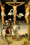 Lucas Cranach the Elder adam and eve in paradise 1509 Art A4 Photo Print
