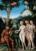 Lucas Cranach the Elder charity 1534 Art A4 Photo Print