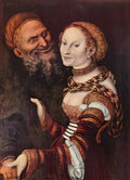 Lucas Cranach the Elder cupid complaining to venus Art A4 Photo Print