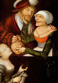Lucas Cranach the Elder diana and actaeon Art A4 Photo Print