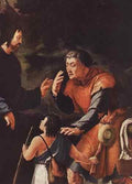 Lucas Van Leyden Christ Healing The Blind Detail Wga  A4 Photo Print