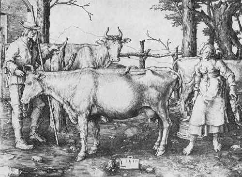 Lucas Van Leyden Lucas Van Leyden Milk Maid  A4 Photo Print