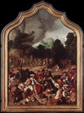 Lucas Van Leyden Worshipping Of The Golden Calf A4 Photo Print