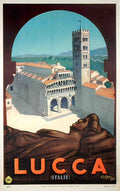 Lucca Advert A4 Photo Print