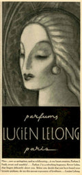 Lucien Lelong Perfume 1930s Vintage Retro Advert Poster