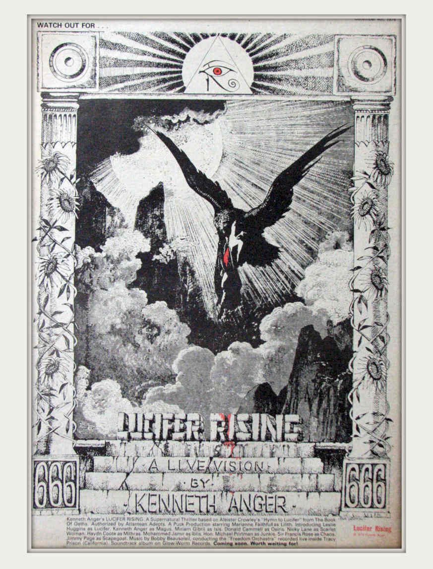 Lucifer Rising Archway Vintage Retro Advert Poster A4 Photo Print
