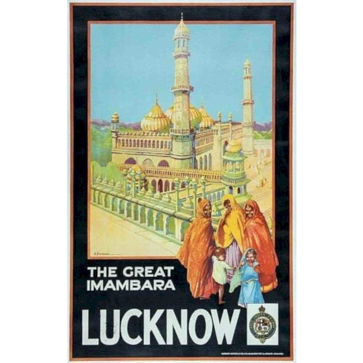 Lucknow India Tourism Rk 22 Vintage Retro Advert Poster A4 Photo Print