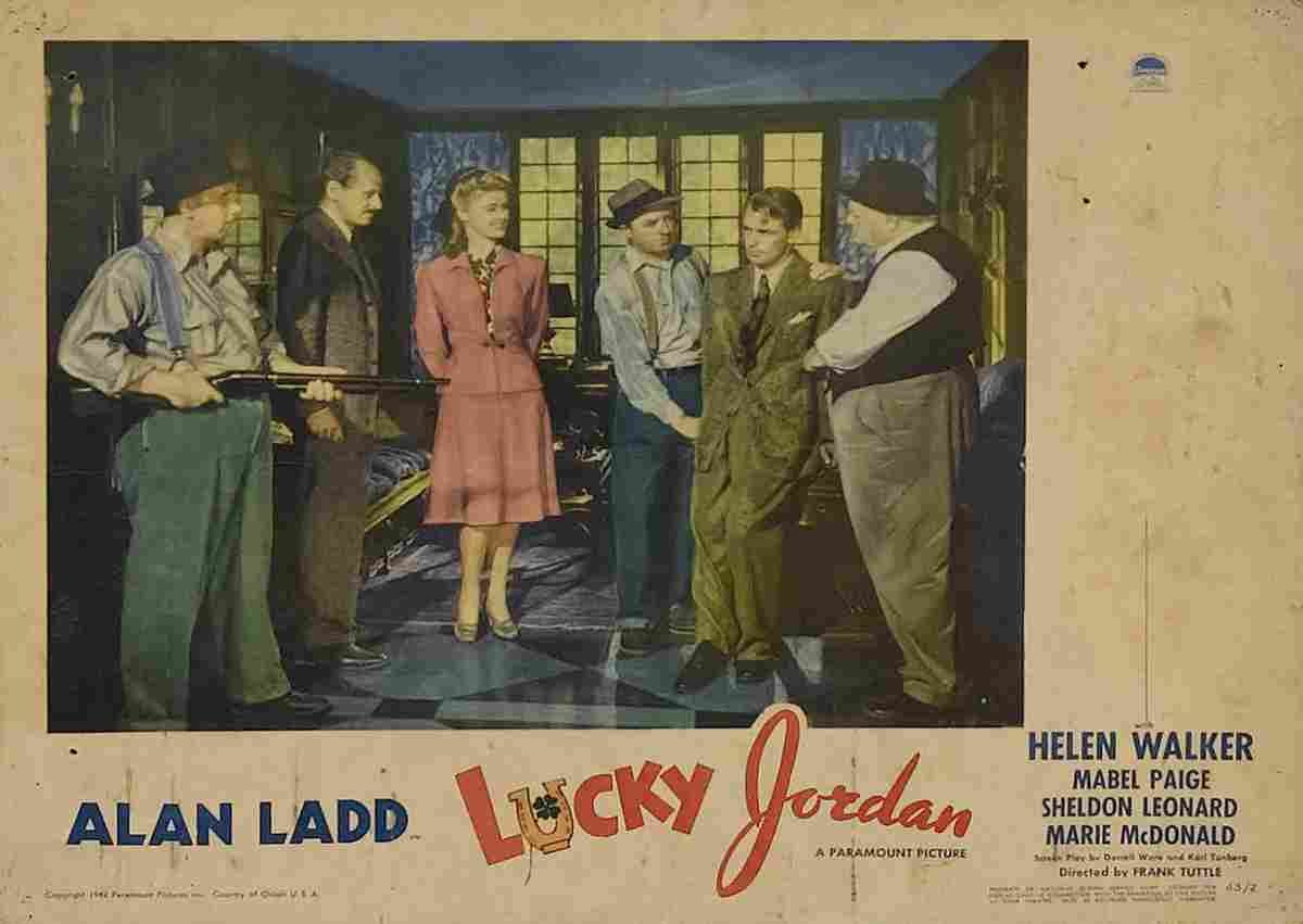 Lucky Jordan 04  film star poster A4 Photo Print