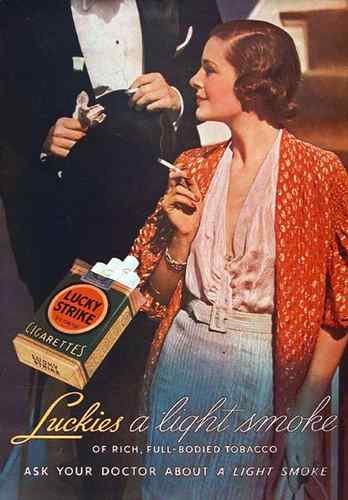 Lucky Strike 1936 A4 Photo Print