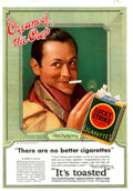 Lucky Strike Model 2 1930s Vintage Retro Advert Poster