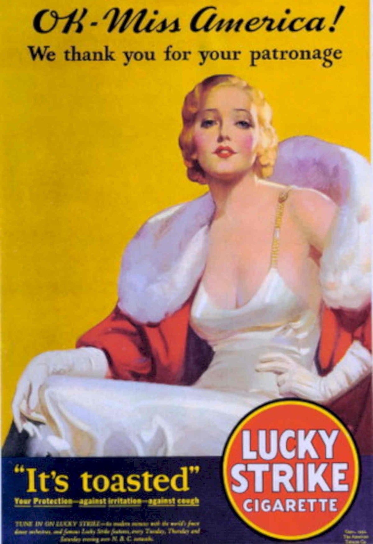Lucky Strike Vintage 1 1930s Vintage Retro Advert Poster