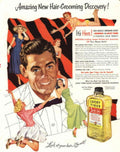 Lucky Tiger Grooming 1940s Vintage Retro Advert Poster