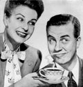Lucy Ball Ricky 1940s Vintage Retro Advert Poster