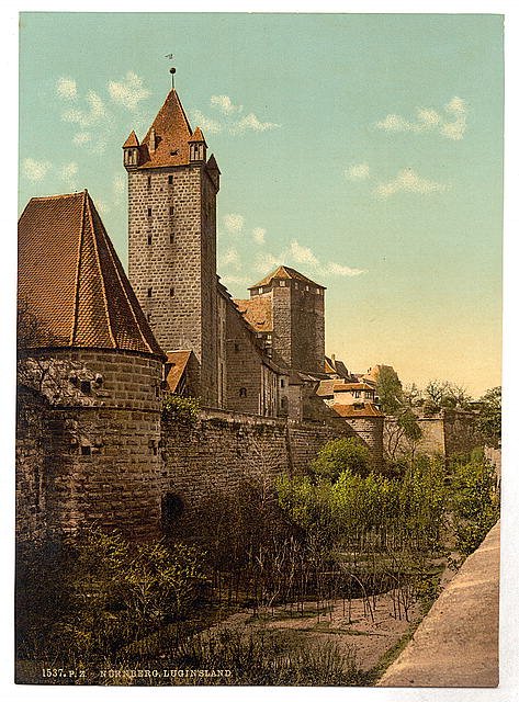 Ludinsland Nuremberg Bavaria Vintage A4 Photo Print