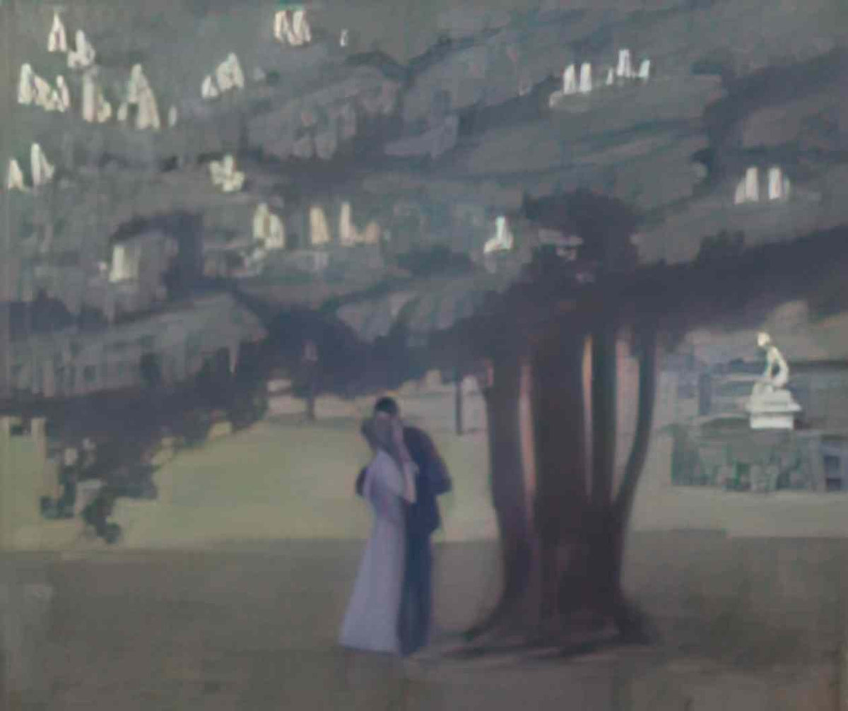 Ludovic Alleaume ludovic alleaume under the chestnut tree Art A4 Photo Print