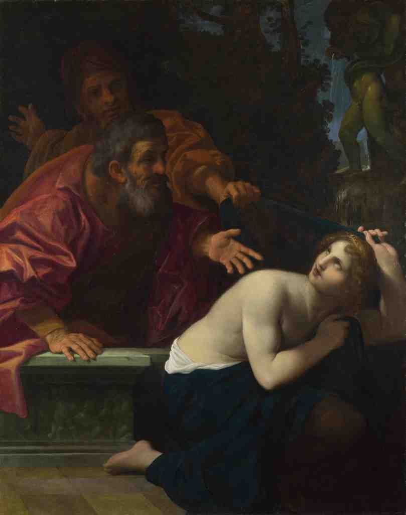 Ludovico Carracci Susannah and the Elders A4 Photo Print