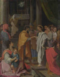 Ludovico Carracci The Marriage of the Virgin A4 Photo Print