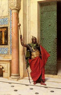 Ludwig Deutsch A Nubian Guard A4 Photo Print