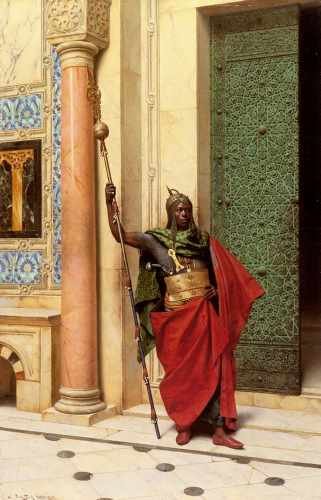 Ludwig Deutsch A Nubian Guard A4 Photo Print