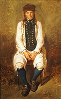 Ludwig Knaus knaus ludwig bauer in hessischer tracht Art A4 Photo Print
