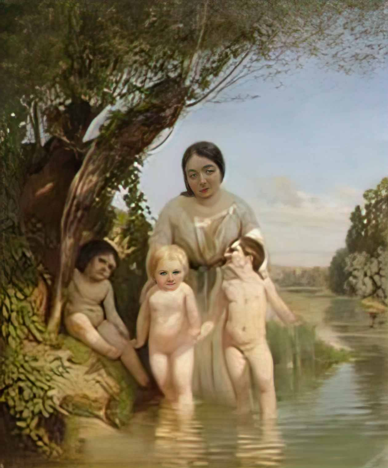 Lucas Cranach the Elder the three graces 1531 Art A4 Photo Print