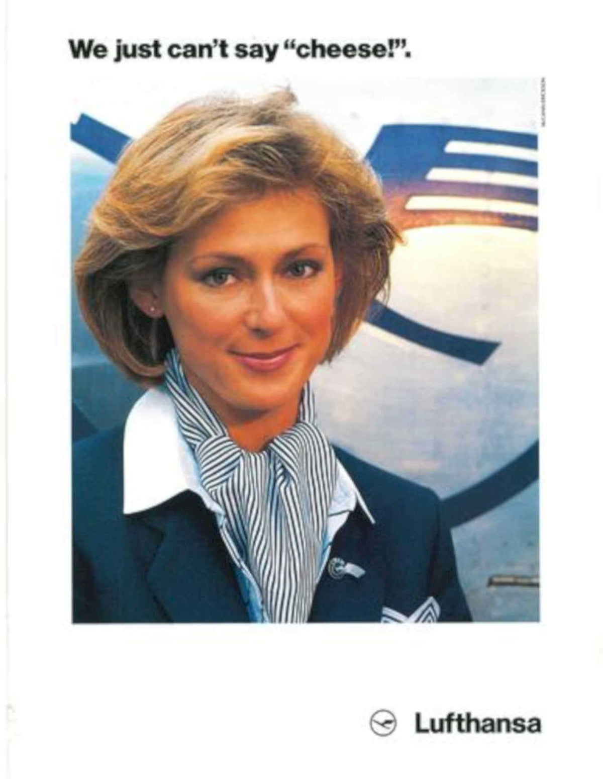 Lufthansa Flight Attendant 2 Vintage Retro Advert Poster A4 Photo Print