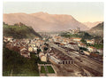 Lugano Bellinzona I Tessin Vintage A4 Photo Print