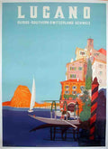 LuganoTraub Vintage Advert A4 Photo Print