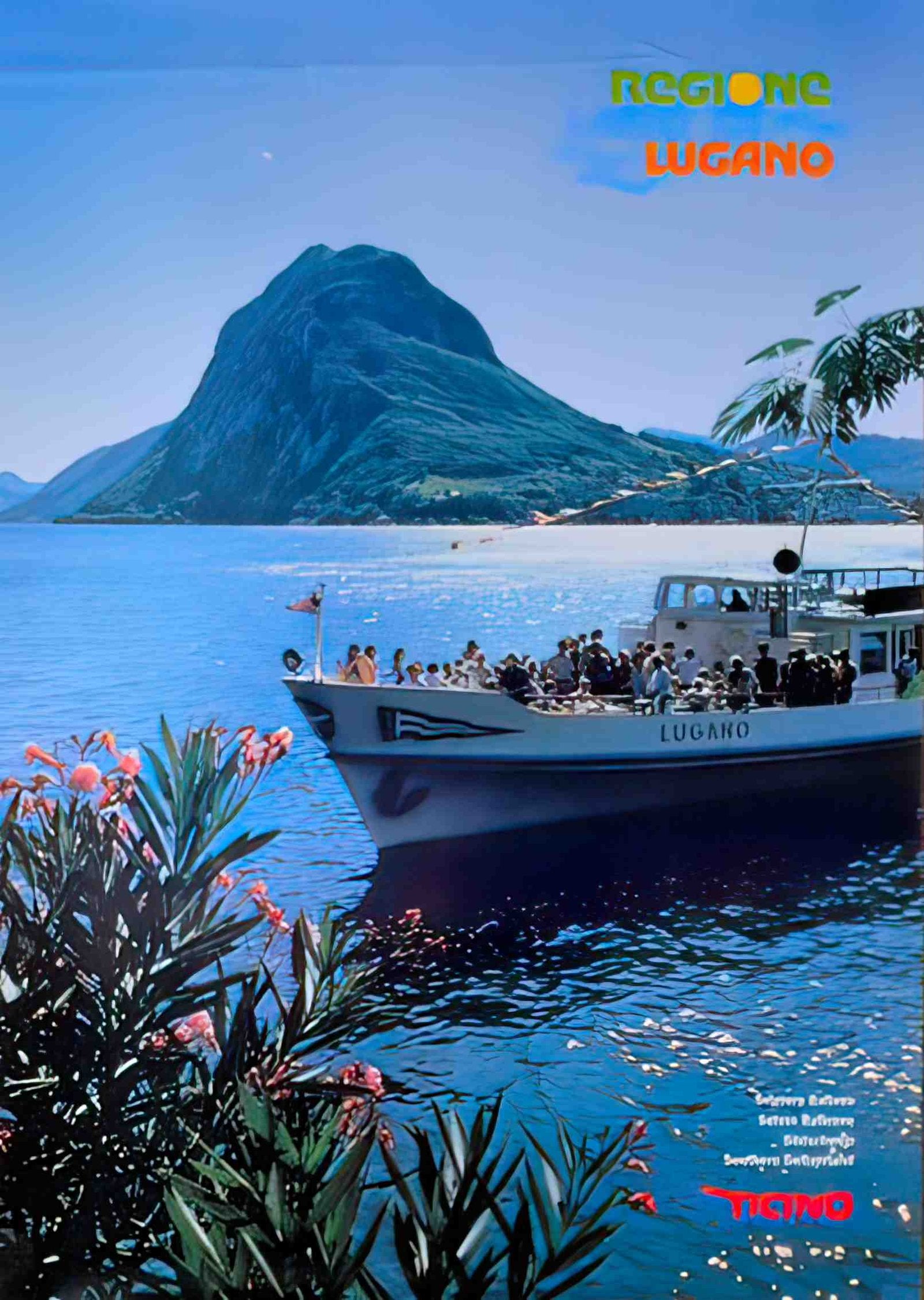 Luganoboat Advert A4 Photo Print