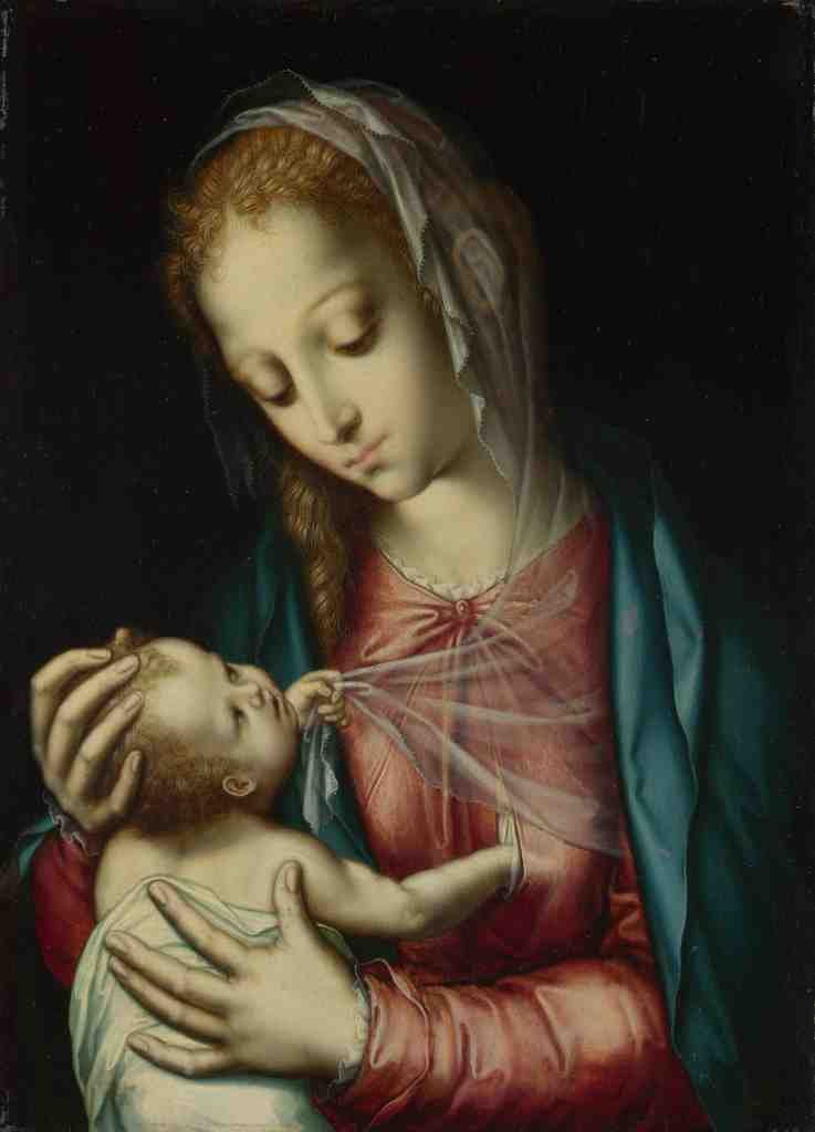 Luis de Morales The Virgin and Child A4 Photo Print