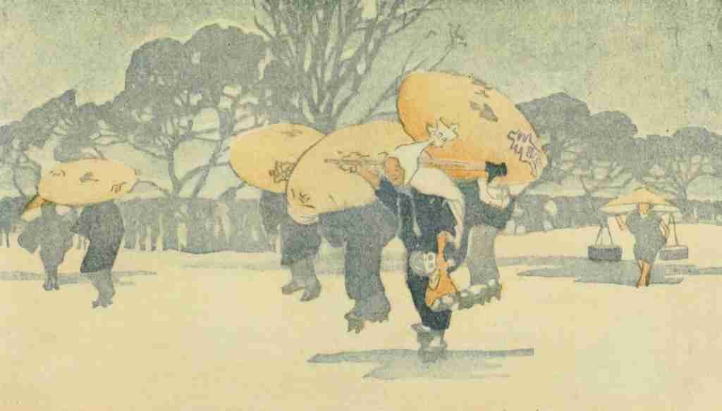 Lum Bertha 1869 1954 A Winters Day in Japan International Studio 1913 A4 Photo Print