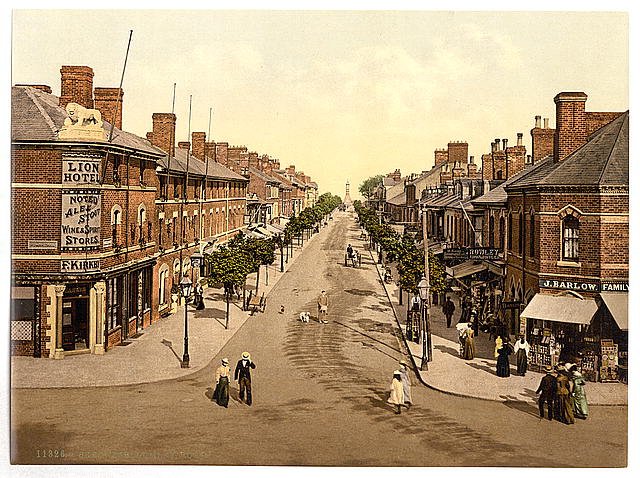 Lumley Road II Skegness Vintage A4 Photo Print