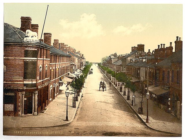 Lumley Road Skegness Vintage A4 Photo Print