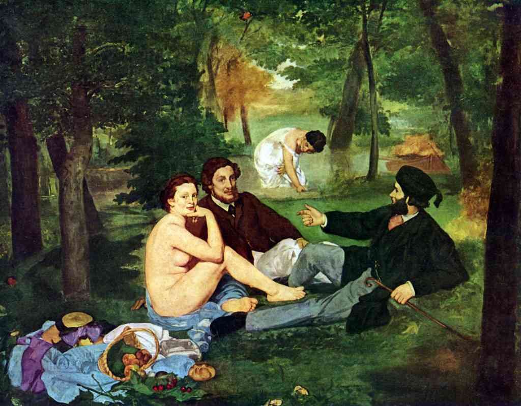 Luncheon On The Grass 1863 Manet A4 Photo Print