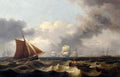 Luny Thomas Shipping Off The Coast A4 Photo Print