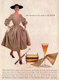 Lurex Dress Yarn 1950s Vintage Retro Advert Poster