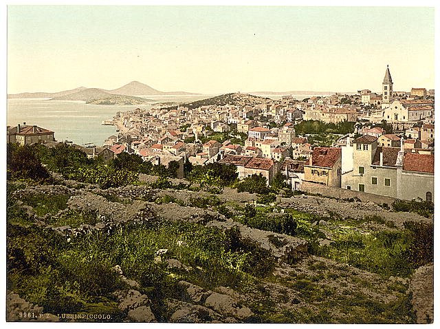 Lussin Piccolo Istria Vintage A4 Photo Print
