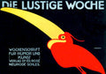 Lustige Woche Bird Vintage Retro Advert Poster A4 Photo Print