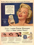 Lustre Creme Monroe 1950s Vintage Retro Advert Poster