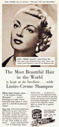 Lustre Creme Shampoo Vintage Retro Advert Poster A4 Photo Print