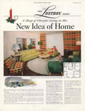 Lustron Home Living 1940s Vintage Retro Advert Poster