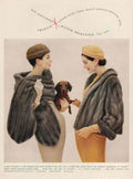 Lutelia Ritter Dachshund 1950s Vintage Retro Advert Poster
