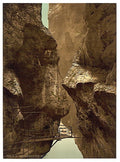 Lutschinen Aare Ravine II Bernese Oberland Vintage A4 Photo Print