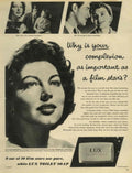 Lux Soap Film 1950s Vintage Retro Advert Poster