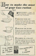 Lux Soap Ration 1940s Vintage Retro Advert Poster