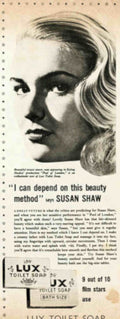 Lux Soap Shaw Vintage Retro Advert Poster A4 Photo Print